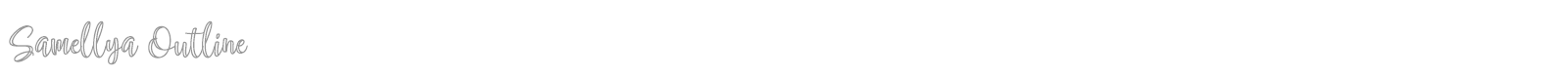 Samellya font preview